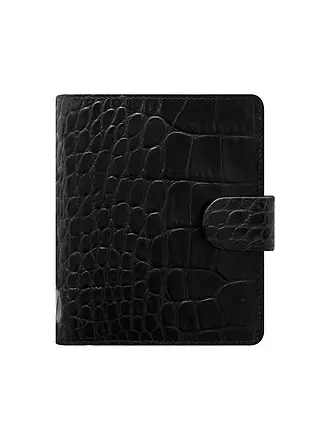 FILOFAX | Organizador de bolsillo Classic Croc Ebony | 